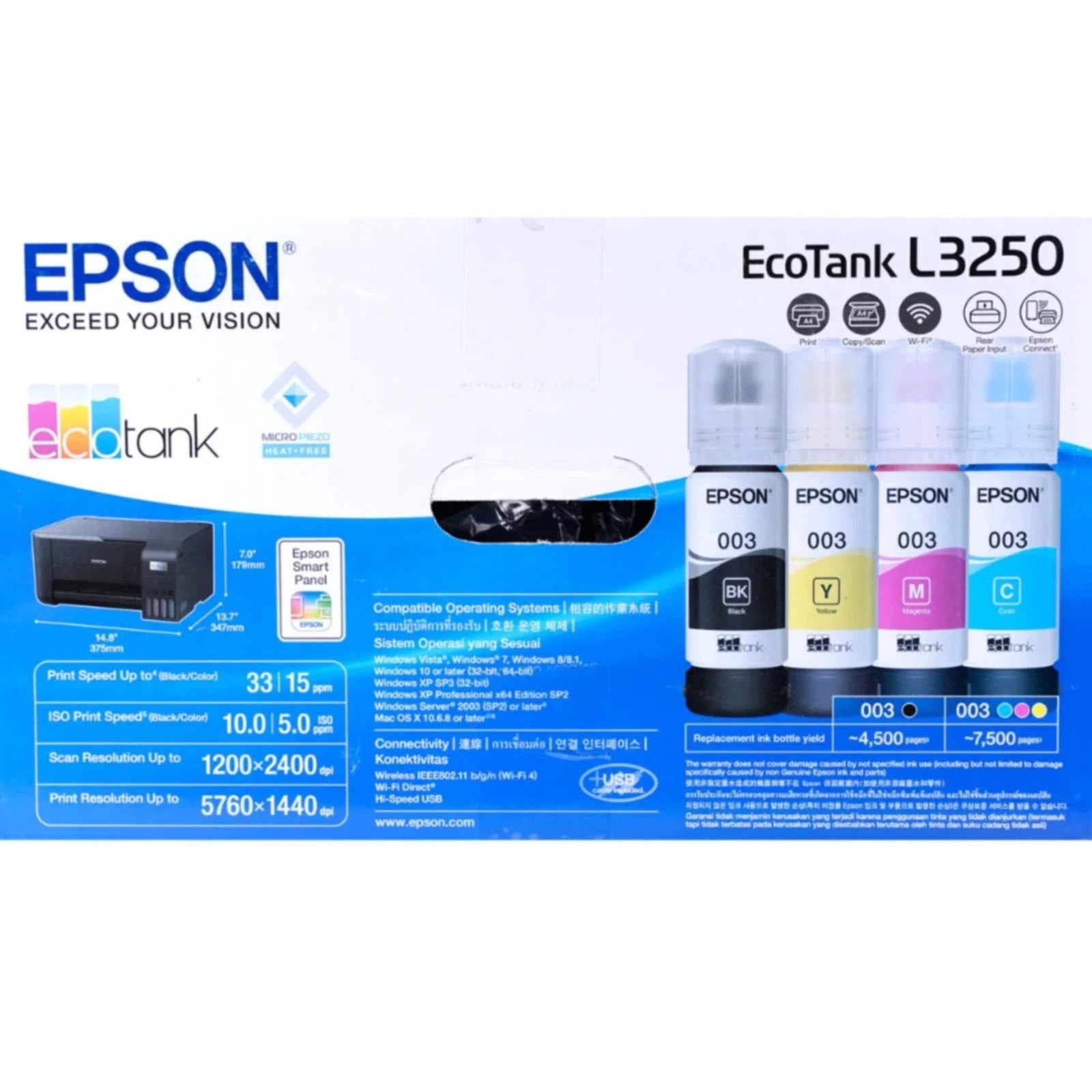 Epson EcoTank L3250 A4 Wi-Fi All-in-One Ink Tank Printer Print Scan Copy Nairobi