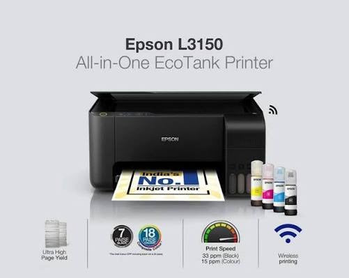 Epson EcoTank L3150 Wireless All-in-One Ink Tank Printer Digital Click Kenya