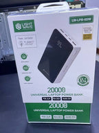 Lightwave 20000mAh Multi-Port Laptop Power Bank (USB-C / USB-A