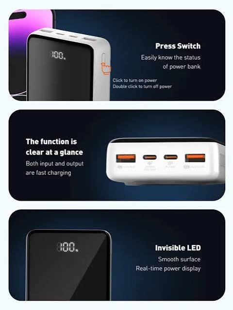Lightwave 20000mAh Multi-Port Laptop Power Bank (USB-C / USB-A