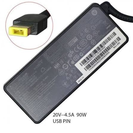 Lenovo 20V 4.5A 90W Square Yellow Pin Charger