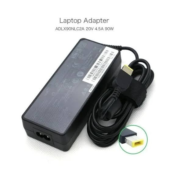 Lenovo 20V 4.5A 90W Square Yellow Pin Charger
