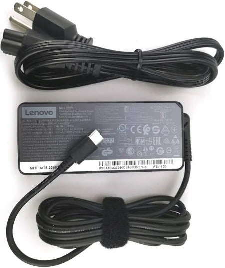 Lenovo 65W USB-C Type-C Laptop Power Adapter