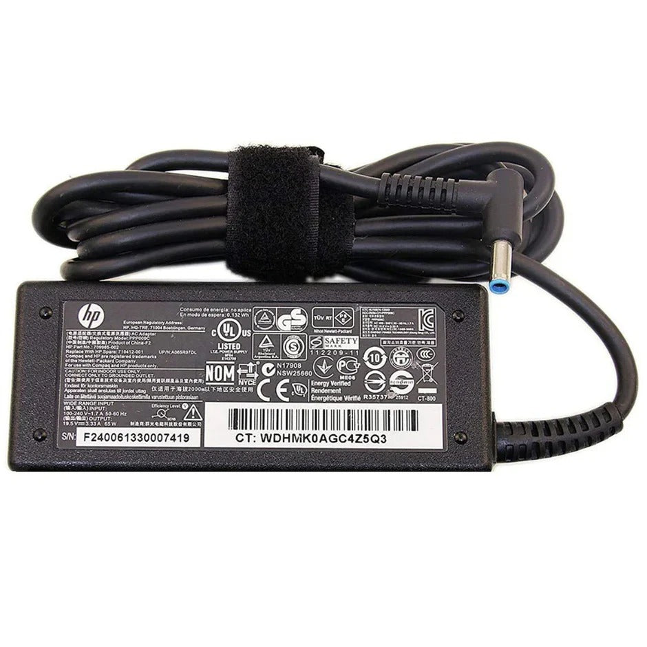 Original HP 65W Laptop Charger 19.5V 3.33A Blue Pin Adapter – Nairobi, Kenya