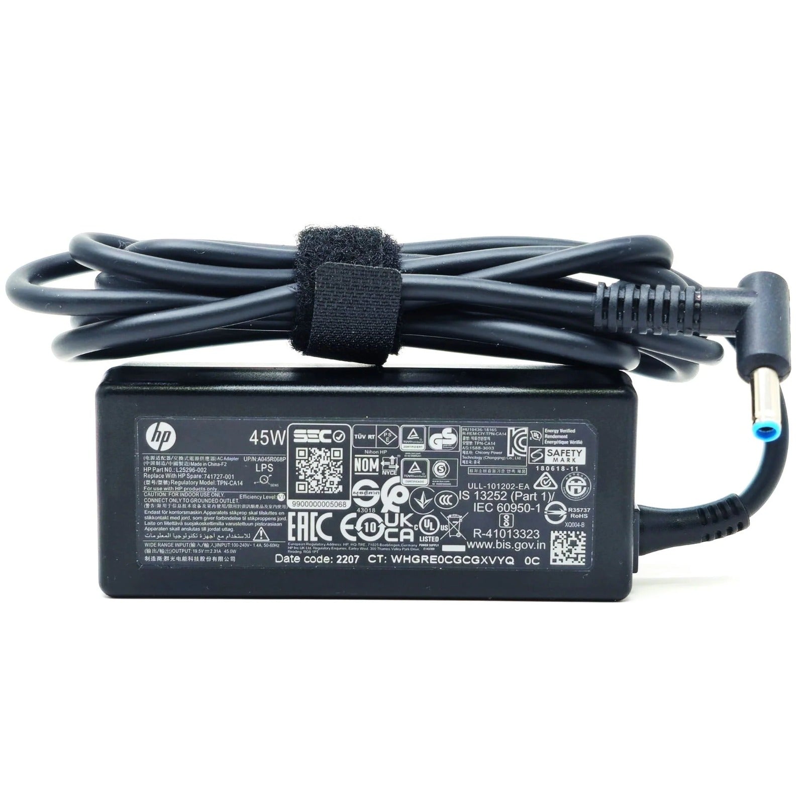 Genuine HP 45W Charger 19.5V 2.31A for Pavilion, Envy, ProBook (4.5mm Blue Pin)