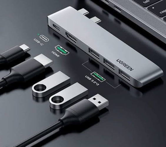 UGREEN CM251 5-in-2 Dual USB-C MacBook Docking Station Nairobi | Digital Click