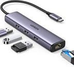 UGREEN CM475 USB 3.0 to 3*USB Hub + Gigabit Converter Nairobi | Digital Click