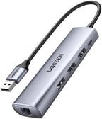 UGREEN CM475 USB 3.0 to 3*USB Hub + Gigabit Converter Nairobi | Digital Click
