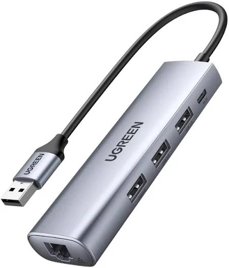UGREEN CM475 USB 3.0 to 3*USB Hub + Gigabit Converter Nairobi | Digital Click
