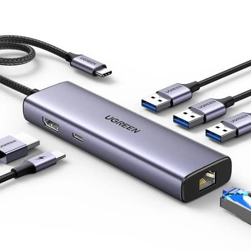 UGREEN CM512 6-in-1 USB-C Docking Station 100W PD Nairobi | Digital Click