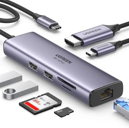UGREEN CM512 6-in-1 USB-C Docking Station 100W PD Nairobi | Digital Click