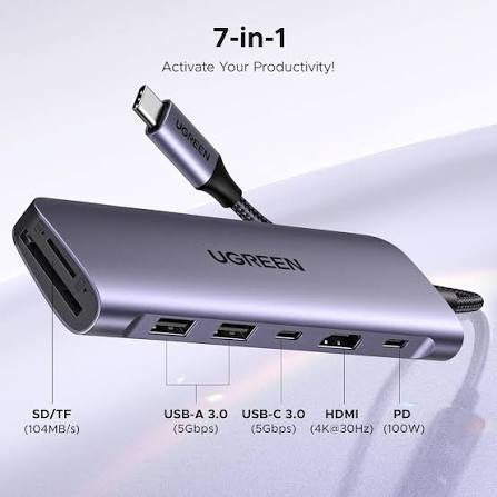 UGREEN CM512 7-in-1 USB-C Docking Station 100W PD Nairobi | Digital Click