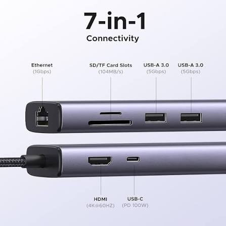 UGREEN CM512 7-in-1 USB-C Docking Station 100W PD Nairobi | Digital Click