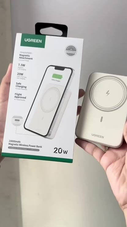 UGREEN MagFlow 10000mAh Magnetic Wireless Power Bank Nairobi | Digital Click