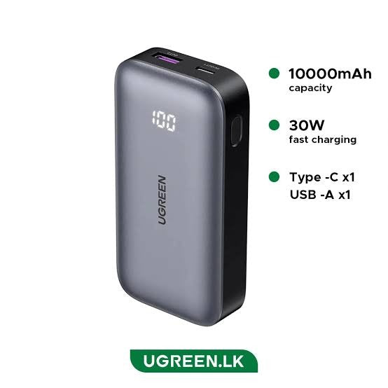 UGREEN PB502 10,000mAh 30W Power Bank | Kenya