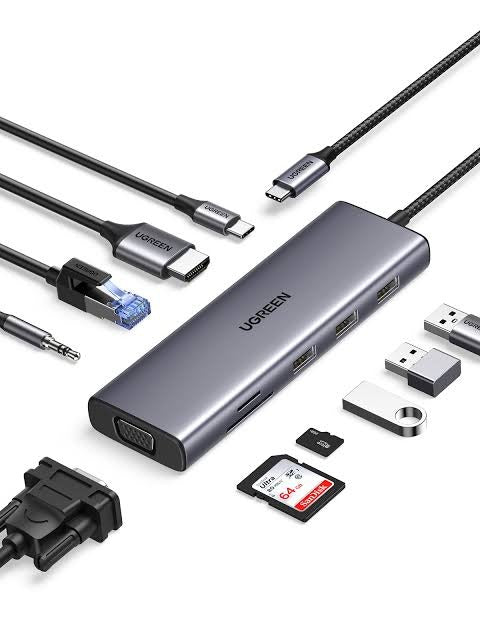 UGREEN CM498 10-in-1 USB-C Docking Station 100W PD Nairobi | Digital Click