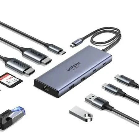 UGREEN CM498 10-in-1 USB-C Docking Station 100W PD Nairobi | Digital Click