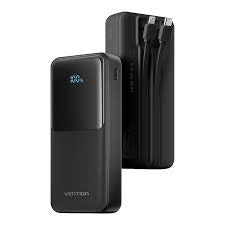 Vention 20000mAh Fast Charging Power Bank Black Nairobi | Digital Click