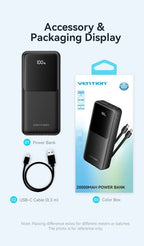 Vention 20000mAh Fast Charging Power Bank Black Nairobi | Digital Click
