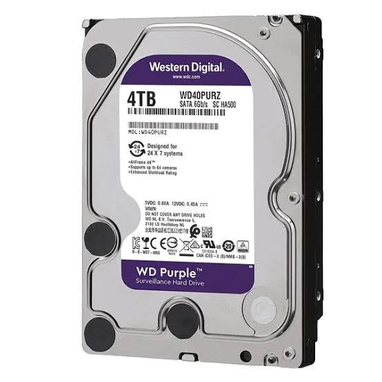 WD Purple 4TB 3.5-inch Surveillance Internal Hard Drive for CCTV DVR NVR Nairobi